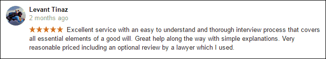 Will writing service online